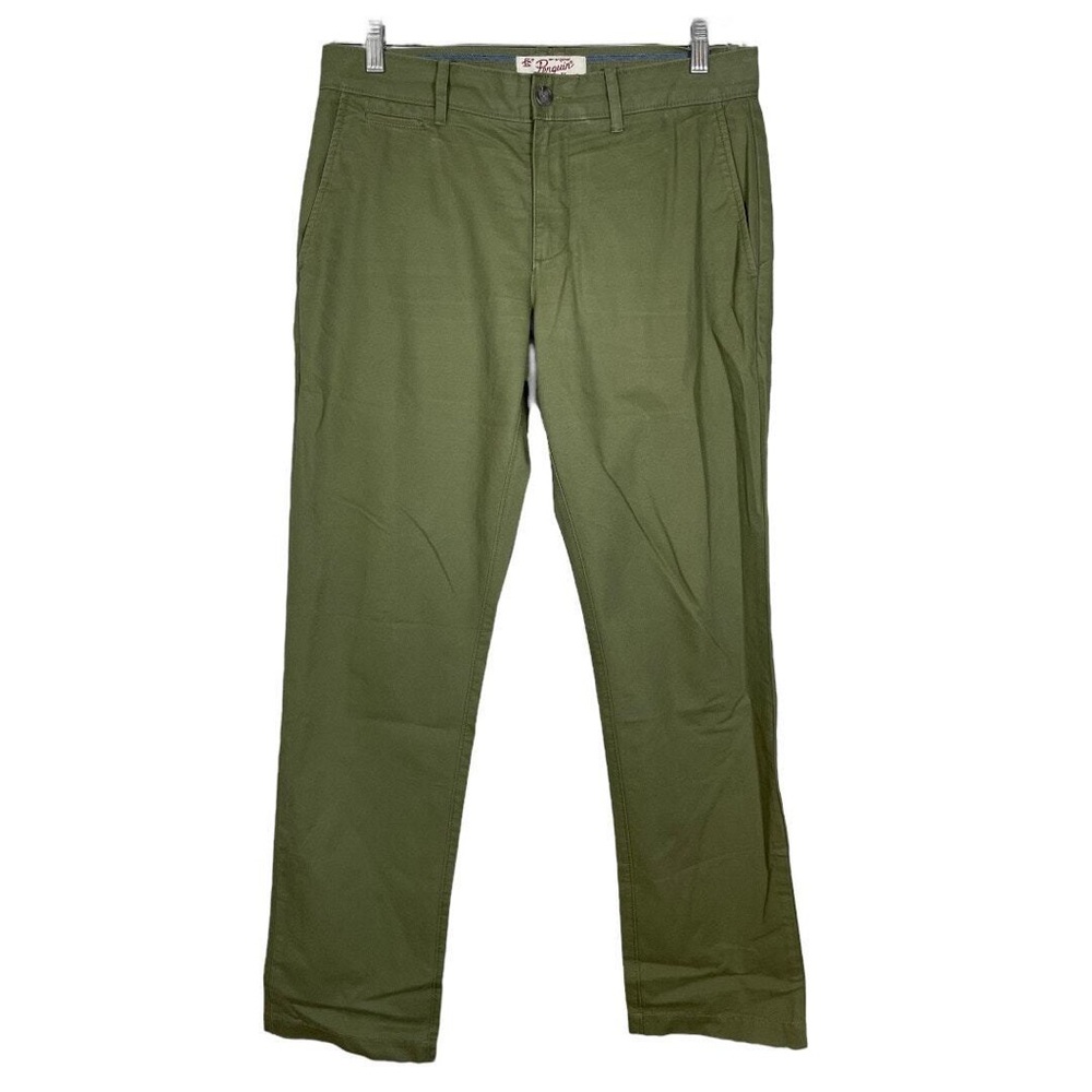 Penguin Dark Green Cotton Chino.